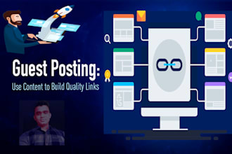 do SEO link building through guest posting