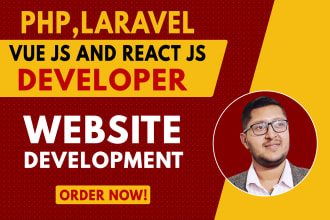 be your PHP laravel developer, do bug fixing, frontend in vue js and rest API