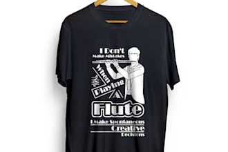 create an awesome custom typographic tshirt design