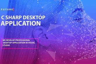 develop c sharp desktop application in visual studio with database and sql