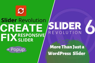 fix, create wordpress slider using slider revolution or smart slider