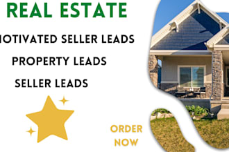provide property seller leads,real estate motivated seller lead
