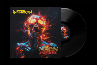 create a custom cover artwork with a heavy and gritty vibe