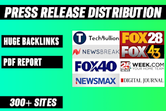 do press release distribution, publishing