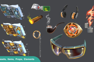 create 2d game assets and game icon