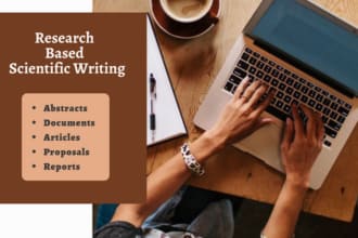 write research articles, reports, proposal and summaries