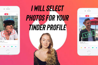 select photos for your tinder or bumble profile