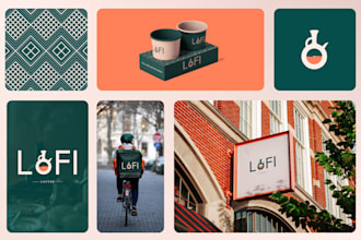 design creative logo with full visual brand identity