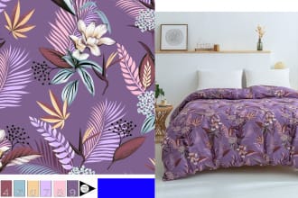 design trace pattern fabric seamless