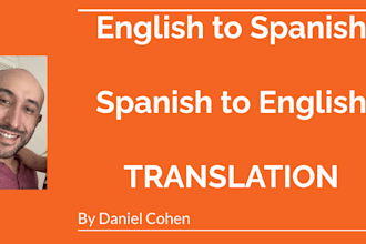 translate text english to spanish or spanish to english