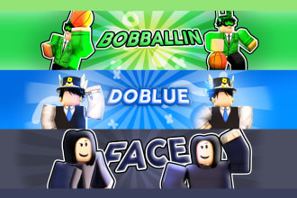 make a professional roblox banner for your youtube channel