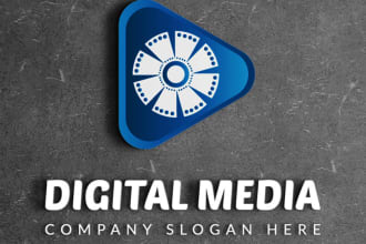 design creative entertainment logo for you in just 1 day