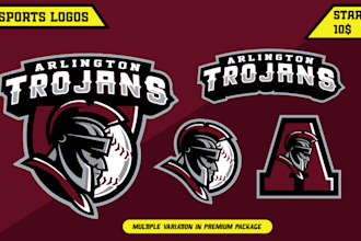 create logo for your baseball softball team and other sports