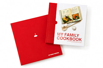 create a personalized food heritage cookbook for your family