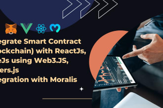 do smart contract , metamask, web3 , ethers integration in frontend