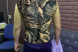 make draw a custom tattoo design