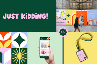 design a bold, colorful brand identity for your business