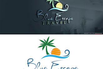 do a premium tour and travel agency logo design