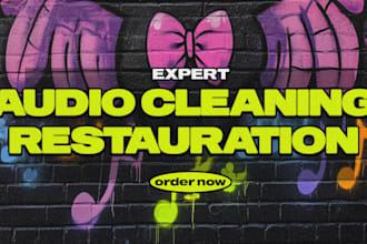 professionally restore, clean, and enhance your audio