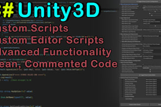 write scripts for your unity project