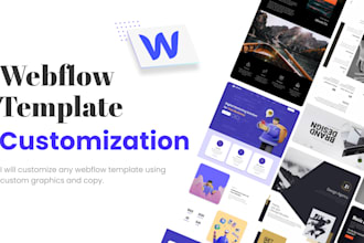 customize your webflow template to make it publish ready