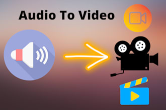 audio to video format for uploading any platform