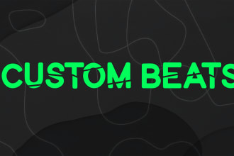 produce a custom beat, and provide mixing and mastering