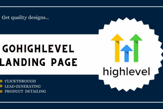 build landing page go high level landing page, gohighlevel website