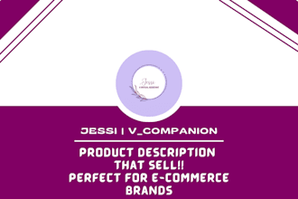 write catchy product descriptions