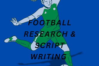 provide expert football research, player reports, stats, and youtube scripts