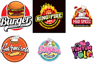 design attractive food logo or restaurant branding