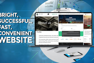 Top 5!  build professional website or landing page