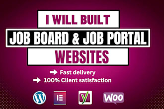 create job board, job portal, recruitment wordpress website