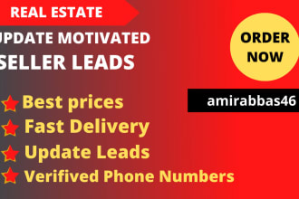provide motivated seller real estate leads with skip tracing