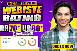 increase domain rating dr, ahrefs DR 70 ,increase ahrefs ur 80,increase dr ur