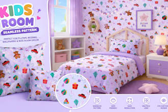 create seamless pattern design for fabric, textile, wallpaper and wrapping