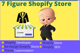 design shopify drop shipping store