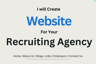 create wordpress website for your recruiting staffing agency