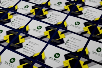 design unique business card and branding stationery