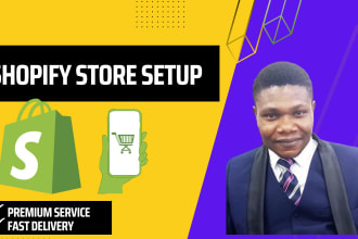 setup profitable shopify store or website for you
