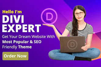 be your expert for wordpress website with divi, divi builder or divi theme