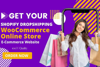 create online store ecommerce website using woo commerce