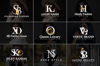 design modern fashion beauty boutique urban streetwear clothing line brand logo