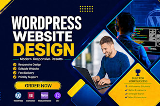 do wordpress website development and web design