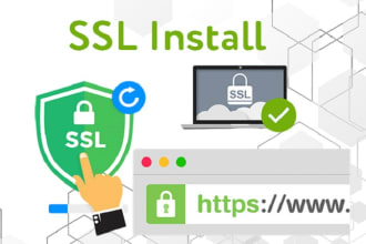 install and active ssl for your website