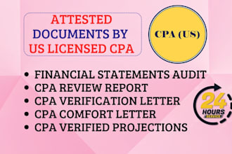 do CPA audit, financial statements, profit and loss, balance sheet