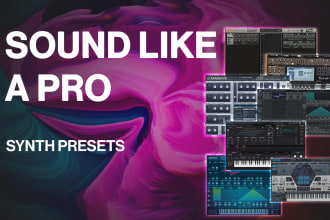 create custom synth presets and sounds for you