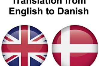 translate from english to danish