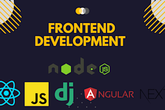 develop your website in react js and node js
