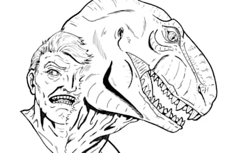 draw an original or fanart portrait
